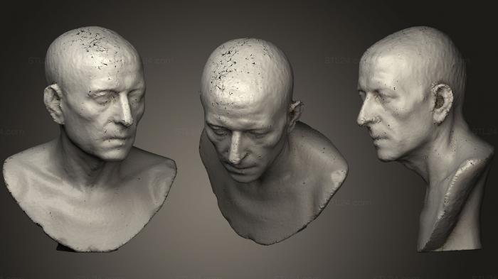 Бюсты и головы античные и исторические (Цицерон 01, BUSTA_0630) 3D модель для ЧПУ станка